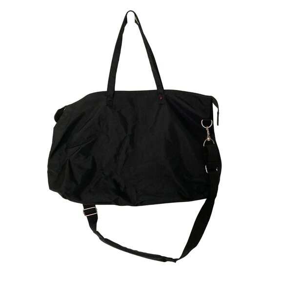 Athalon Black Zippered Nylon Tote Bag - Picture 1 of 6